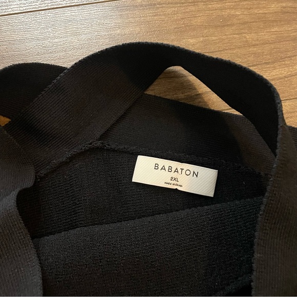 Babaton Sculpt Knit Criss Cross Dress - Picture 4 of 9